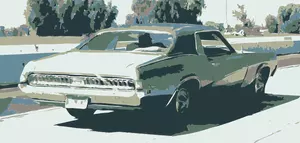 Cougar car vector illustration
